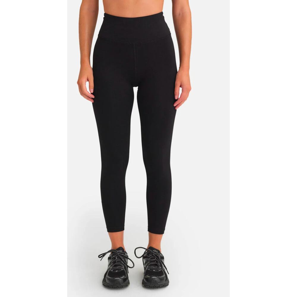 MATE The Label Organic Cotton Midi Stretch Leggings Black M NWOT
